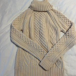 J. Crew Cream turtle neck wool sweater size S